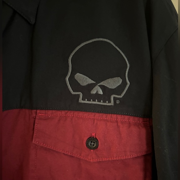 Harley Davidson Button Up Shirt NWOT - Picture 4 of 5